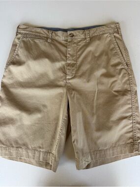 Polo Ralph Lauren Relaxed Fit Khaki Chino Shorts Men's Size 32 Embroidered Logo